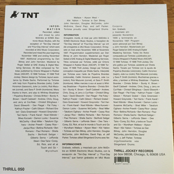 Tortoise : TNT (2xLP, Album, RE)