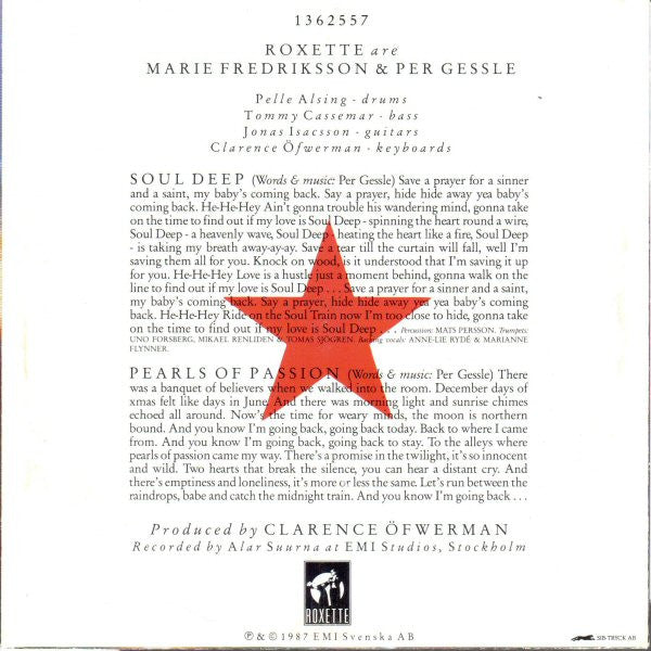 Roxette ~ Soul Deep (Vinyl) - Djungel & Jazz