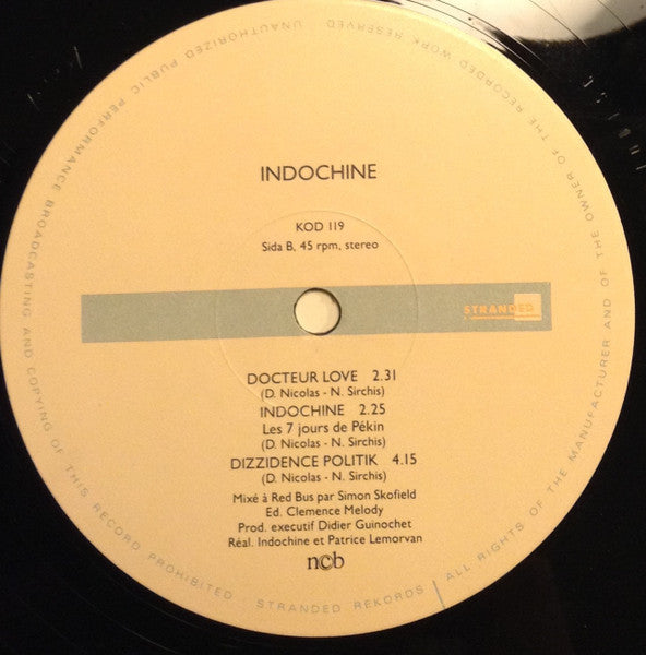 Indochine ~ L'Aventurier (Vinyl) - Djungel & Jazz