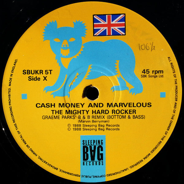 Cash Money & Marvelous ~ The Mighty Hard Rocker (Remix) (Vinyl) - Djungel & Jazz