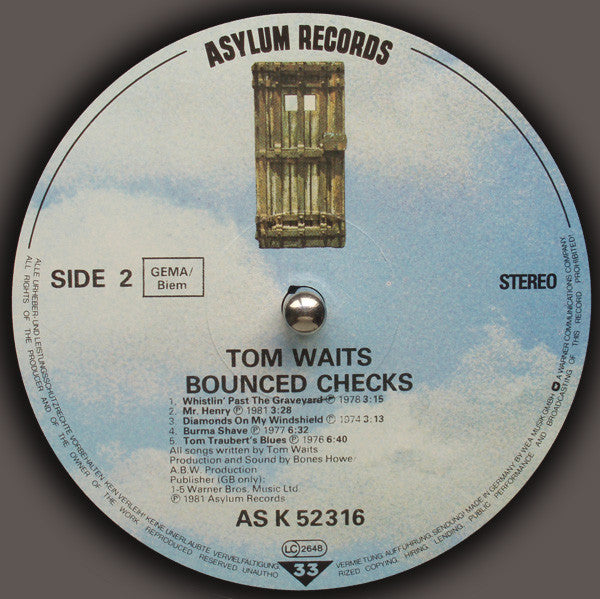 Tom Waits ~ Bounced Checks (Vinyl) - Djungel & Jazz