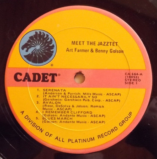 Art Farmer - Benny Golson ~ Meet The Jazztet (Vinyl) - Djungel & Jazz