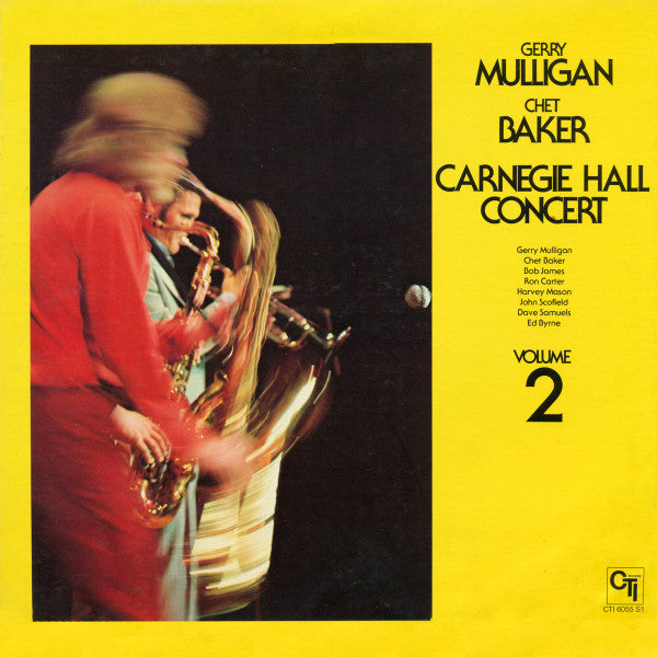 Gerry Mulligan /  Chet Baker : Carnegie Hall Concert Volume 2 (LP, Album, Gat)