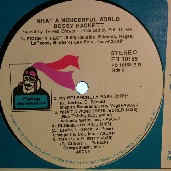 Bobby Hackett : What A Wonderful World (LP, Album)