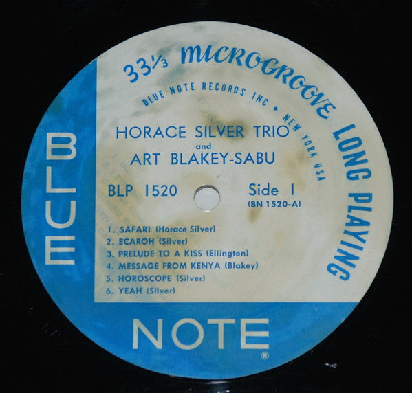 Horace Silver ~ Horace Silver Trio (Vinyl) - Djungel & Jazz