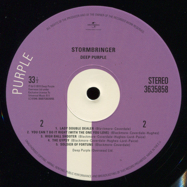 Deep Purple ~ Stormbringer (Vinyl) - Djungel & Jazz