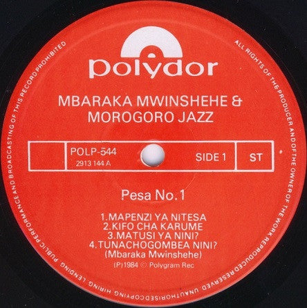 Mbaraka Mwinshehe ~ Ukumbusho Volume Pesa No. 1 (Vinyl) - Djungel & Jazz