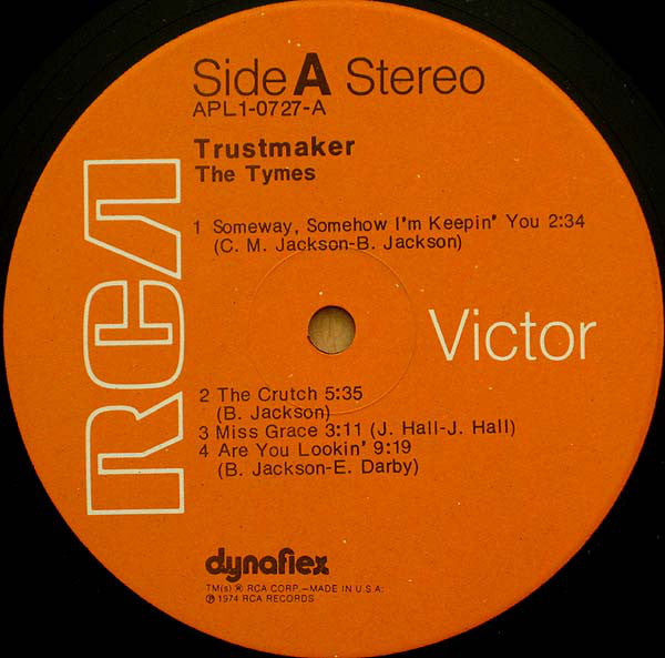 The Tymes ~ Trustmaker (Vinyl) - Djungel & Jazz