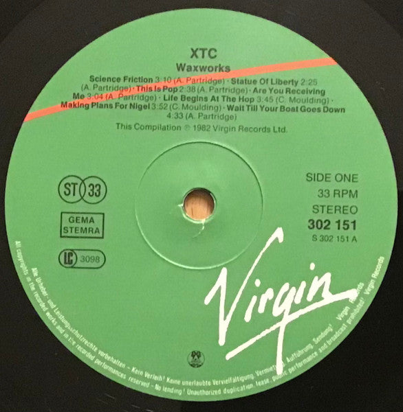 XTC ~ Waxworks - Some Singles 1977-1982 / Beeswax - Some B-Sides 1977-1982 (Vinyl) - Djungel & Jazz