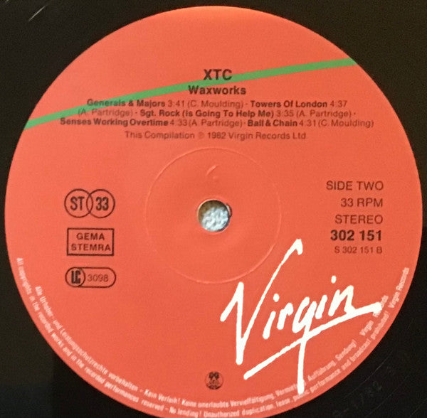 XTC ~ Waxworks - Some Singles 1977-1982 / Beeswax - Some B-Sides 1977-1982 (Vinyl) - Djungel & Jazz