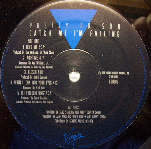 Pretty Poison ~ Catch Me I'm Falling (Vinyl) - Djungel & Jazz