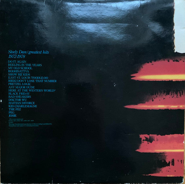 Steely Dan : Greatest Hits (2xLP, Comp, Gat)