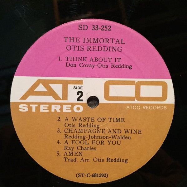 Otis Redding ~ The Immortal Otis Redding (Vinyl) - Djungel & Jazz