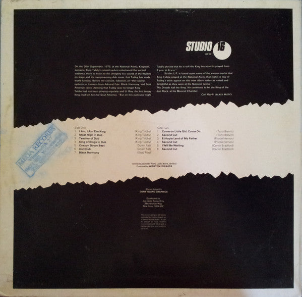 King Tubby : Surrounded By The Dreads At The National Arena (LP, RE)