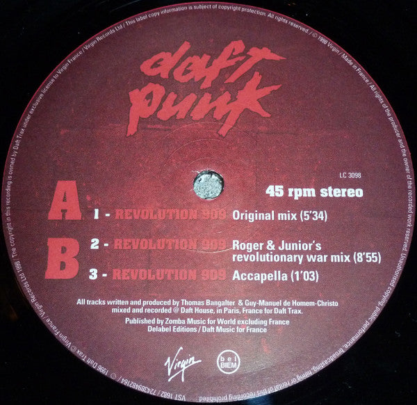 Daft Punk ~ Revolution 909 (Vinyl) - Djungel & Jazz