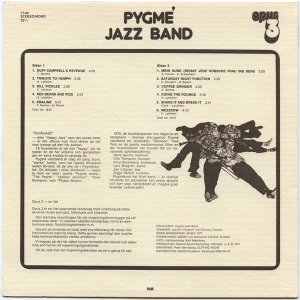 Pygmé Jazzband : Pygmé Jazzband (LP)