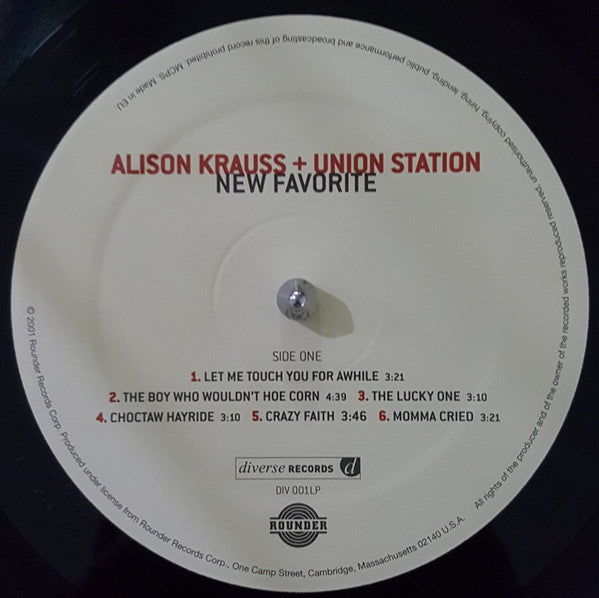 Alison Krauss & Union Station ~ New Favorite (Vinyl) - Djungel & Jazz
