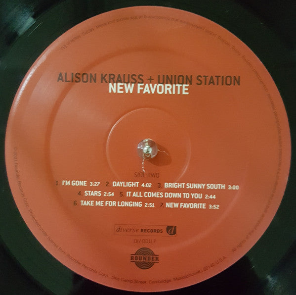 Alison Krauss & Union Station ~ New Favorite (Vinyl) - Djungel & Jazz
