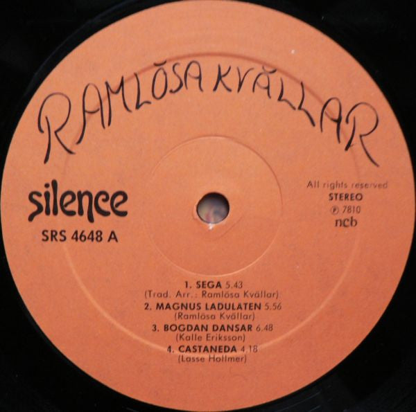 Ramlösa Kvällar ~ Ramlösa Kvällar (Vinyl) - Djungel & Jazz