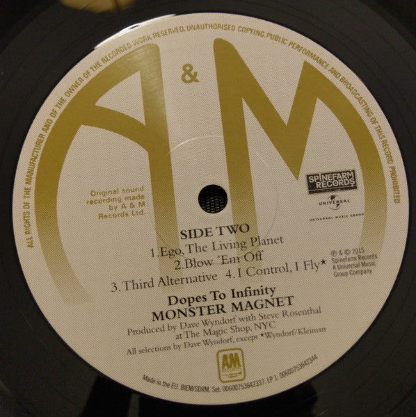 Monster Magnet : Dopes To Infinity (2xLP, Album, RE, RM)
