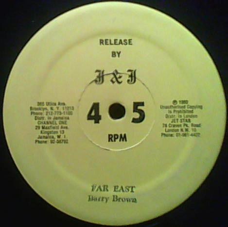 Barry Brown : Far East / Run Wicked Man (12")