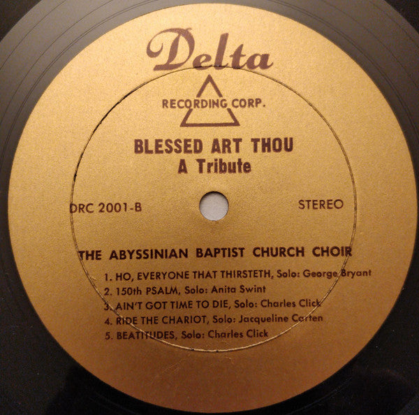 The Abyssinian Baptist Church Choir : Blessed Art Thou (A Tribute) (LP, Album)