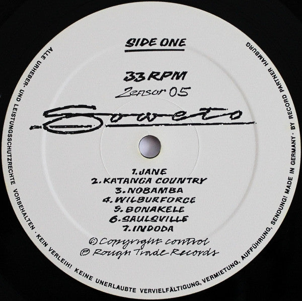 Various : Soweto (LP, Comp)