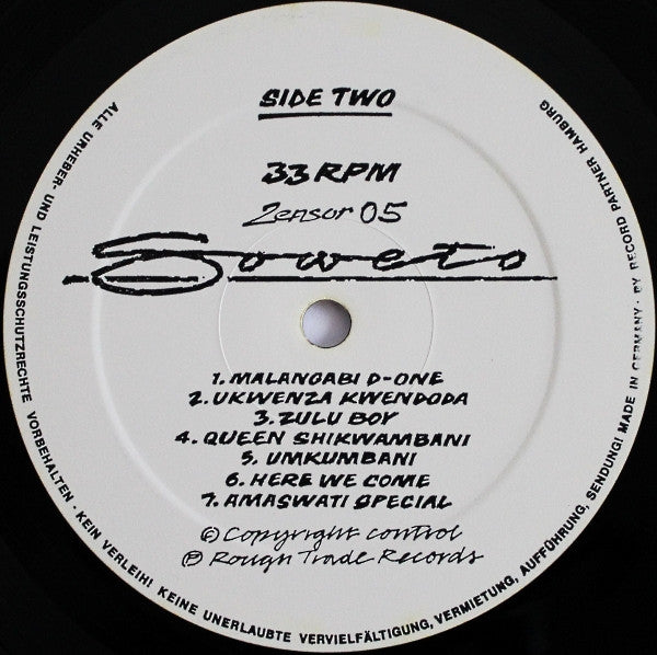 Various : Soweto (LP, Comp)