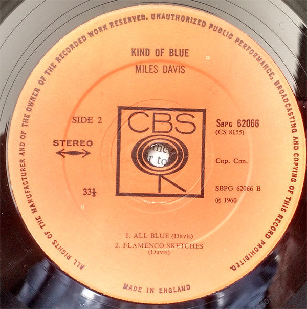 Miles Davis ~ Kind Of Blue (Vinyl) - Djungel & Jazz