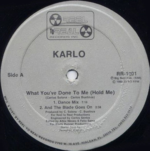 Karlo ~ What You've Done To Me (Hold Me) (Vinyl) - Djungel & Jazz