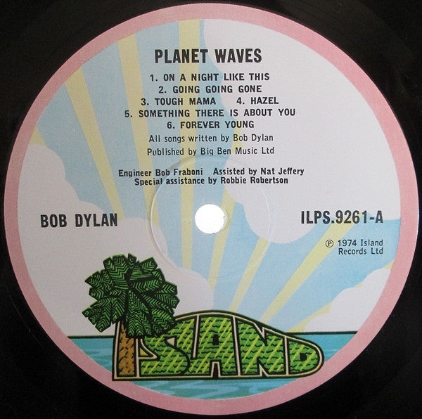 Bob Dylan ~ Planet Waves (Vinyl) - Djungel & Jazz