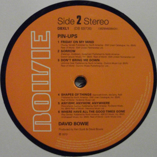 Bowie ~ Pinups (Vinyl) - Djungel & Jazz