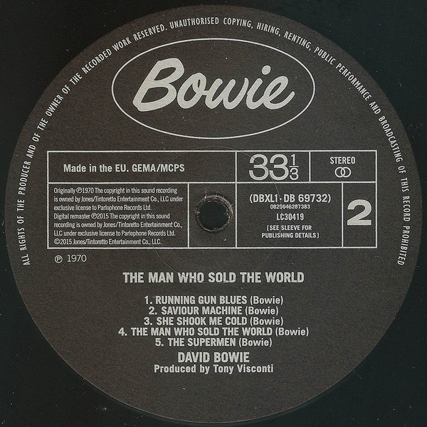David Bowie ~ The Man Who Sold The World (Vinyl) - Djungel & Jazz