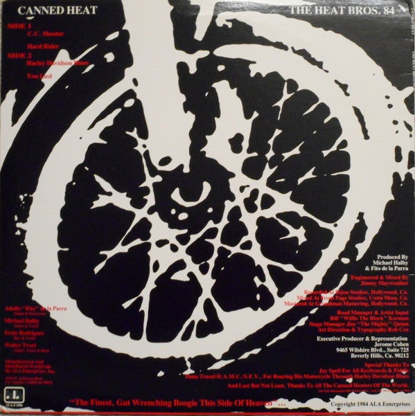 Canned Heat : The Heat Bros. '84 (12", EP)