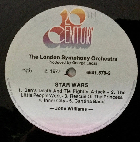 John Williams (4), The London Symphony Orchestra* : Star Wars (2xLP, Album, Gat)