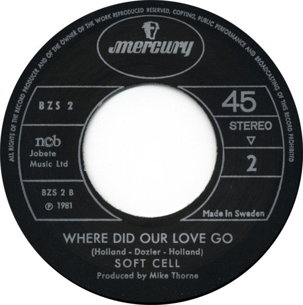 Soft Cell : Tainted Love (7", Single, Lar)