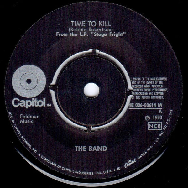The Band ~ Time To Kill (Vinyl) - Djungel & Jazz