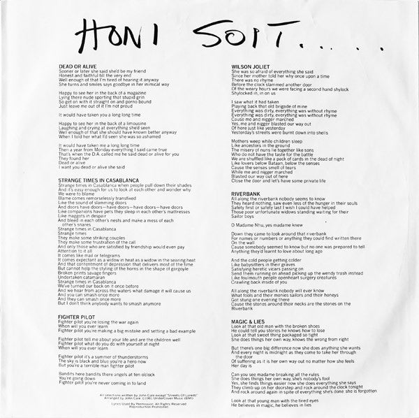 John Cale ~ Honi Soit (Vinyl) - Djungel & Jazz