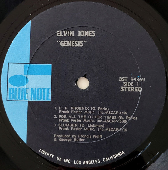 Elvin Jones : Genesis (LP, Album)