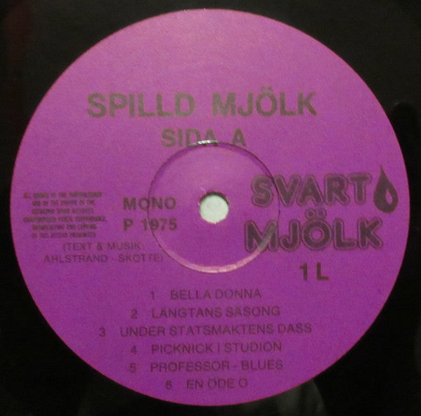Spilld Mjölk : Spilld Mjölk (LP, Mono)