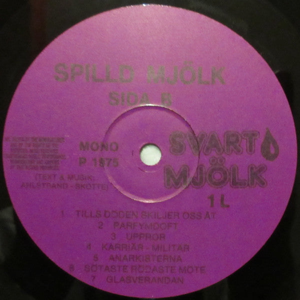 Spilld Mjölk : Spilld Mjölk (LP, Mono)