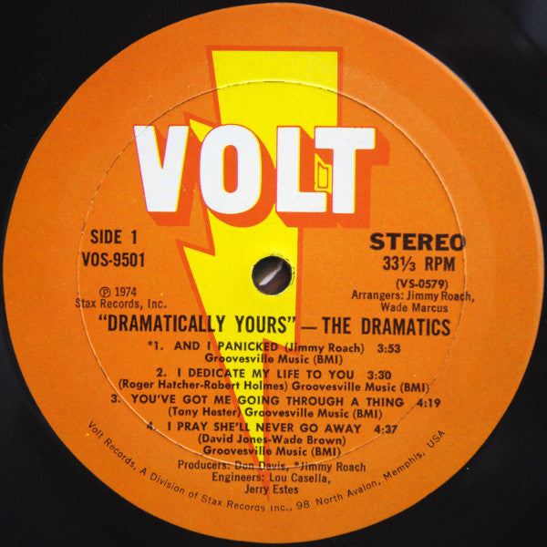 Ron Banks And The Dramatics ~ Dramatically Yours (Vinyl) - Djungel & Jazz