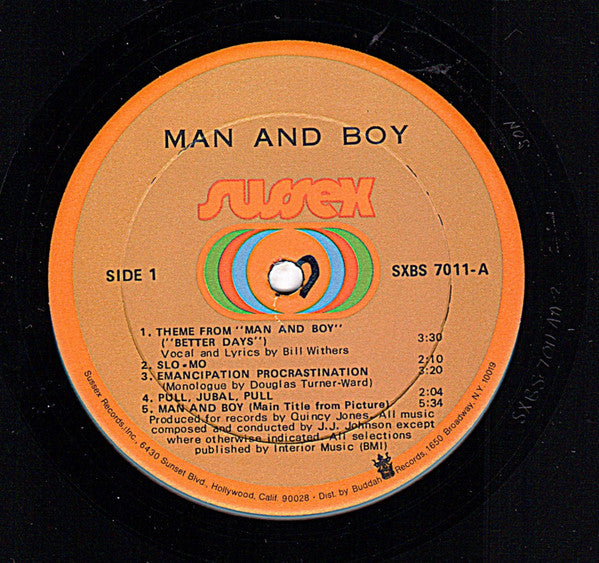 J.J. Johnson ~ Man And Boy (Original Motion Picture Score) (Vinyl) - Djungel & Jazz