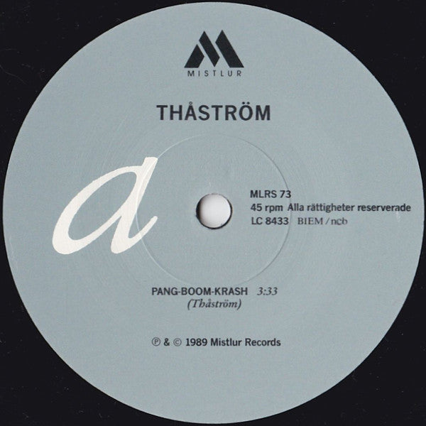 Thåström ~ Pang-Boom-Krash (Vinyl) - Djungel & Jazz