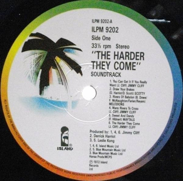 Various ~ The Harder They Come (Original Soundtrack Recording) (Vinyl) - Djungel & Jazz
