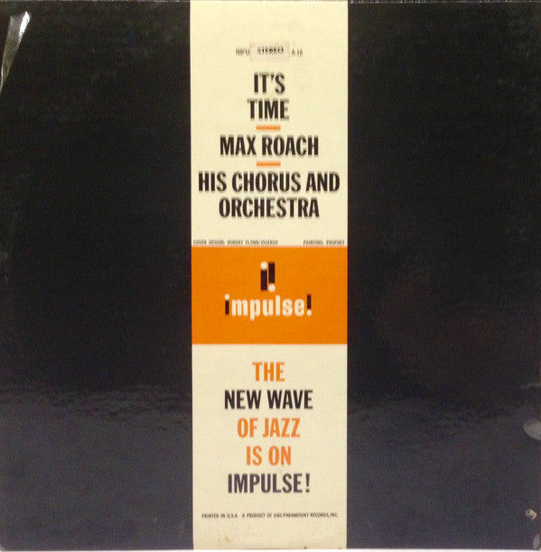 Max Roach His Chorus And Orchestra ~ It's Time (Vinyl) - Djungel & Jazz