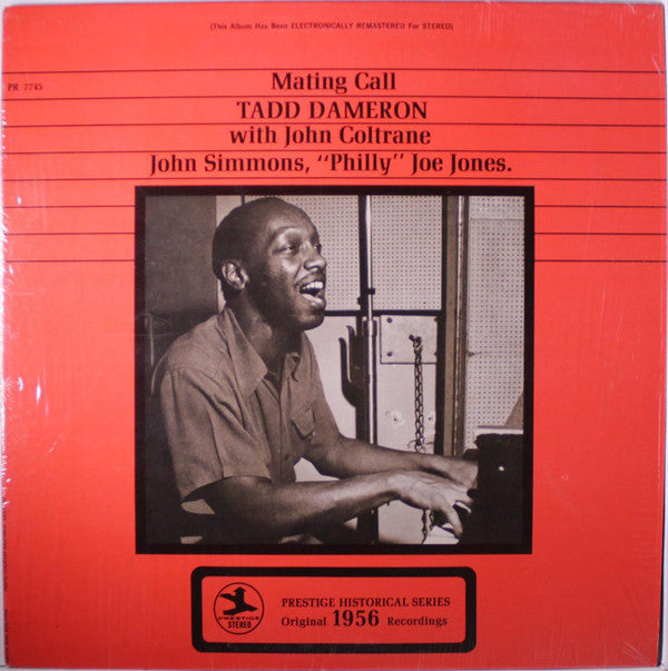 Tadd Dameron With John Coltrane, John Simmons, "Philly" Joe Jones ~ Mating Call (Vinyl) - Djungel & Jazz