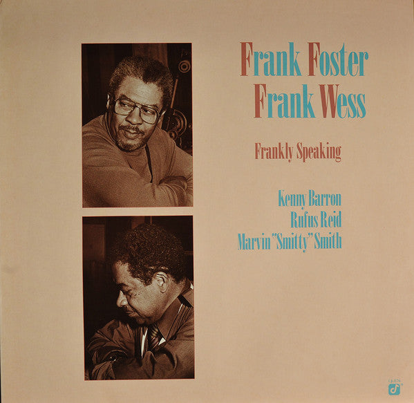 Frank Foster, Frank Wess, Kenny Barron, Rufus Reid, Marvin "Smitty" Smith ~ Frankly Speaking (Vinyl) - Djungel & Jazz