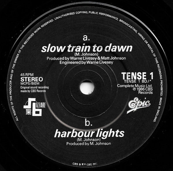 The The : Slow Train To Dawn (7", Single)
