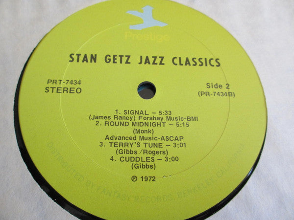 Stan Getz ~ Jazz Classics (Vinyl) - Djungel & Jazz